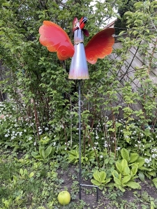 Metall Windspiel Garten Windspiel Vogel Garten vorne