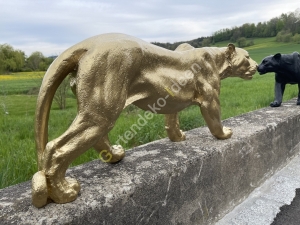 Panther Dekofigur Raubkatze Figur