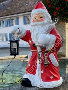 Beleuchteter Weihnachtsmann gross für draussen