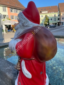 Beleuchteter Weihnachtsmann Figur 