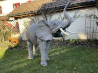 Elefanten Deko Figur Elefant Figur gross Garten