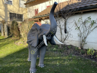 Elefantenfigur Lebensgross Gartendeko