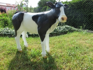 Deko Kalb mittelgross, als Gartenfigur, 82 cm lang 1