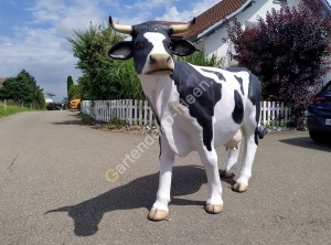 Deko Kuh Figur Lebensgross geliefert forne