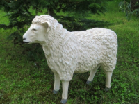 Deko Schaf für den Garten, Mutterschaf, 76 cm lang