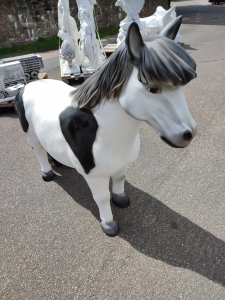 Deko Shetlandpony Pony Figur lebensgross 2
