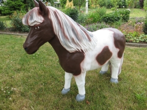 Shetlandpony Deko Pony Figur lebensgross