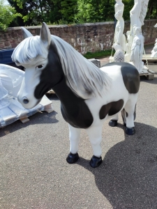 Deko Shetlandpony Deko Pony Figur lebensgross  