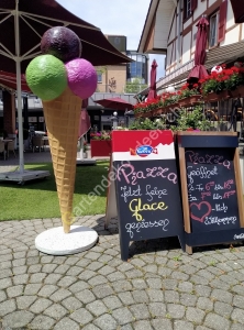 Riesen Eis Aufsteller Eistüte