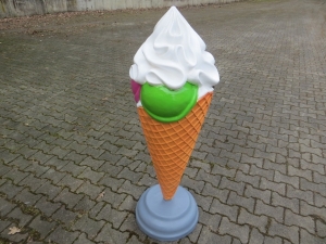 Eis Werbung Aufsteller 142cm hoch