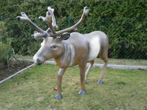 Elch Gartendeko Figur lebensgross, 2 Meter