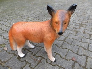 Fuchs Dekoration: Fuchs stehend, 56 cm hoch