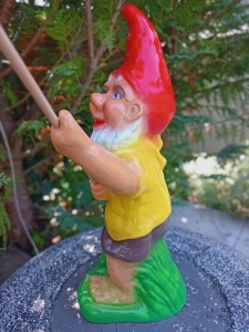 Fischer- Gartenzwerg, 34 cm hoch 4