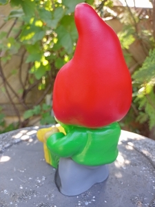 Gartenzwerg mit Schubkarre, 20 cm hoch 3