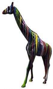 Riesengrosse Giraffen Skulptur Giraffe Figur ca. 325 cm