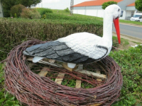 Storchennest Dekoration, Ø 80 cm