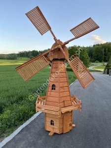 holländische Windmühle, 277 cm hoch