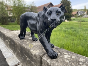 Schwarzer Panther Figur XXL Gross 