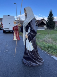 Josef Krippenfigur 119 cm von hinten