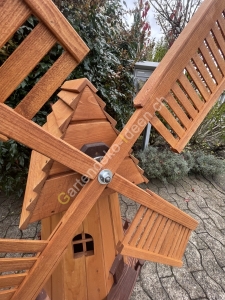 Windmühle für Garten mit Solar, Windräder