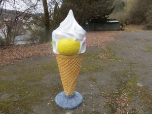 Eis Kundenstopper Eis Mülleimer