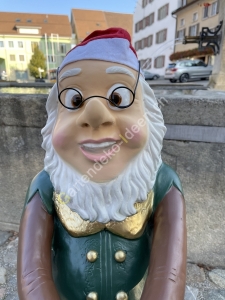 Weihnachtselfe und Rudolf Rentier Figur 3