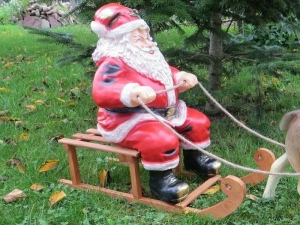 Santa Claus Schlitten mini