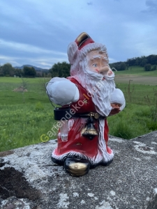 Solar Weihnachtsmann Figur mit Laterne, 39 cm 2