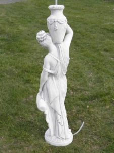 Stein Statue Garten 132cm, von hinten