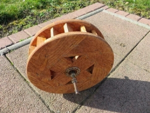 Wasserrad zur kleinen Wassermühle, Ø 24 cm 1