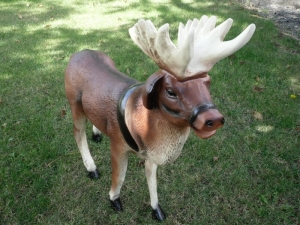 Mittelgrosses Weihnachtsdeko Rentier 