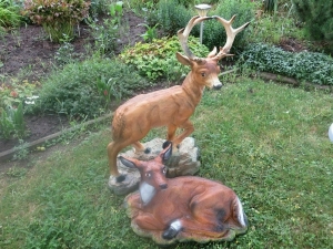 Weihnachtsdekoration Hirsch Kuh, gross 