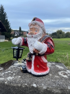  Weihnachtsmann Deko für Garten outdoor beleuchtet