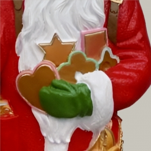 Beleuchteter Weihnachtsmann mit Laterne, 92 cm hoch 3